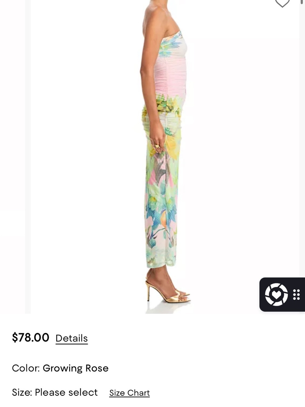 AFRM Marlo Dress in Growing Roses - NWT - Picture 5 of 9